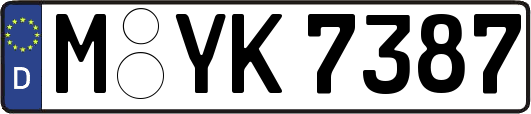 M-YK7387