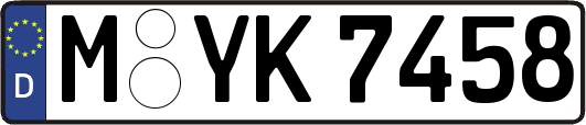 M-YK7458