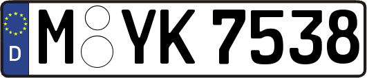 M-YK7538