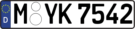 M-YK7542