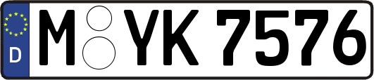 M-YK7576