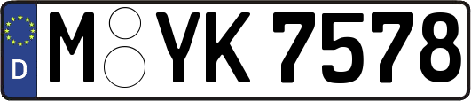 M-YK7578