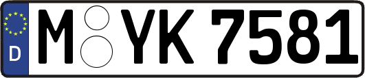 M-YK7581