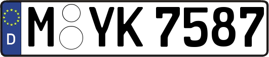 M-YK7587