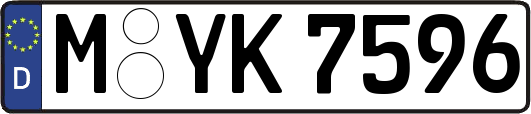 M-YK7596