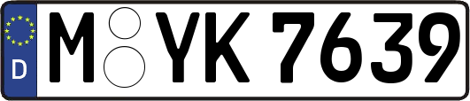 M-YK7639