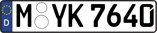 M-YK7640