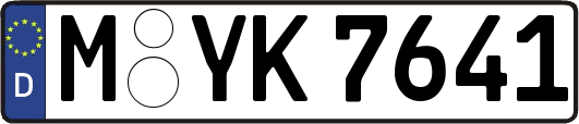 M-YK7641