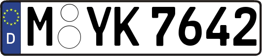 M-YK7642