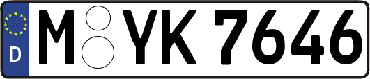 M-YK7646