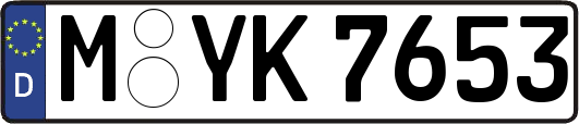 M-YK7653