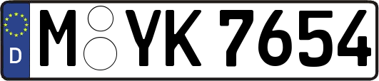 M-YK7654