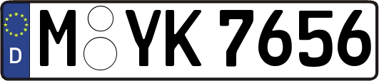 M-YK7656