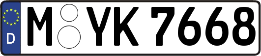 M-YK7668