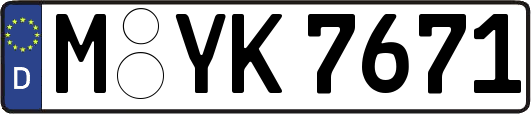M-YK7671
