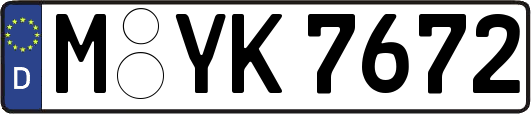 M-YK7672