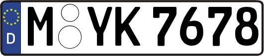 M-YK7678