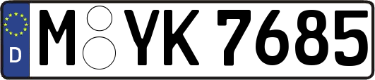 M-YK7685