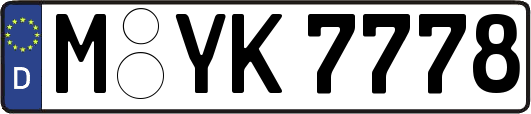 M-YK7778