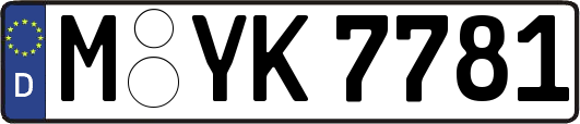 M-YK7781