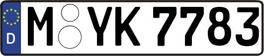 M-YK7783