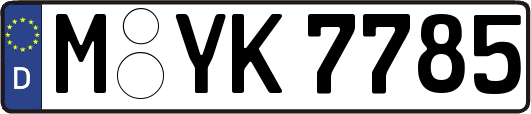M-YK7785