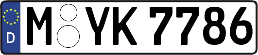 M-YK7786