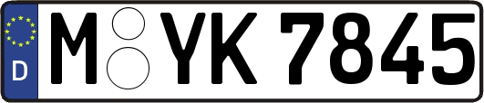 M-YK7845