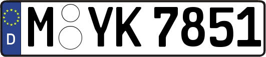 M-YK7851