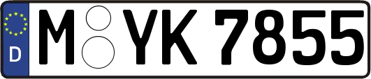 M-YK7855
