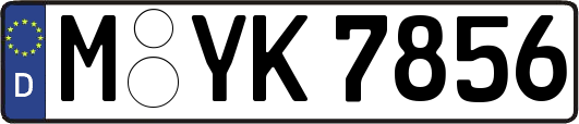 M-YK7856