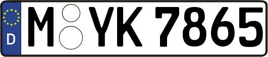 M-YK7865