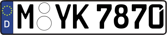 M-YK7870