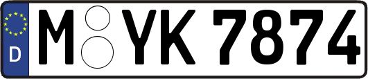 M-YK7874