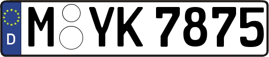 M-YK7875