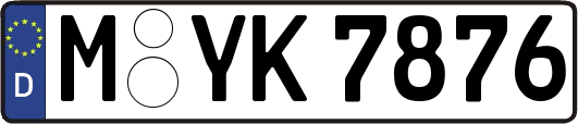M-YK7876