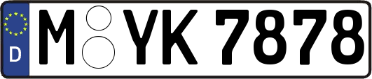 M-YK7878