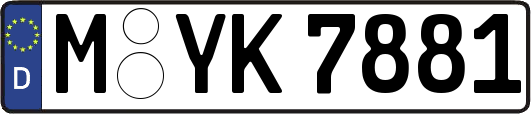 M-YK7881
