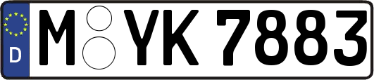 M-YK7883