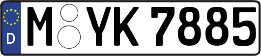 M-YK7885