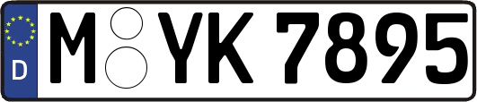 M-YK7895