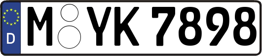 M-YK7898