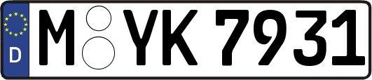 M-YK7931