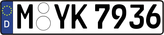 M-YK7936