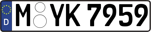 M-YK7959