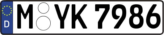 M-YK7986