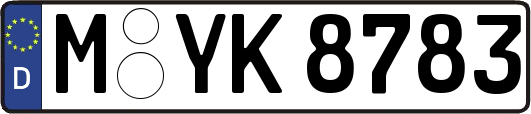 M-YK8783
