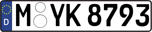 M-YK8793