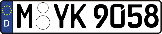 M-YK9058