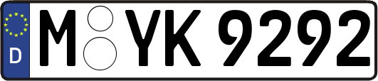 M-YK9292